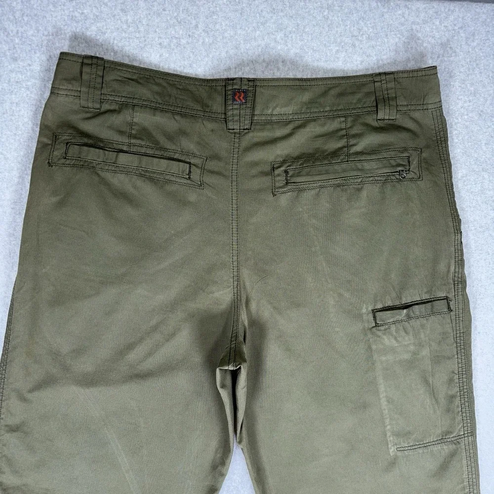 Royal Robbins Pants Mens 38x32 Green Outdoor Hiking Pants